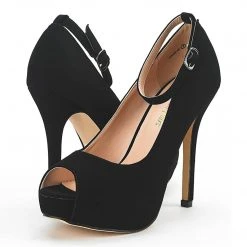 DREAM PAIRS Women's High Heel Platform Dress Pumps