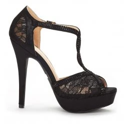 DREAM PAIRS Women's Peep Toe Strappy High Heel Platform Sandals