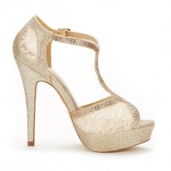 DREAM PAIRS Women's Peep Toe Strappy High Heel Platform Sandals