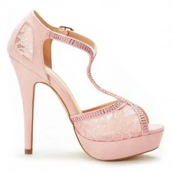 DREAM PAIRS Women's Peep Toe Strappy High Heel Platform Sandals