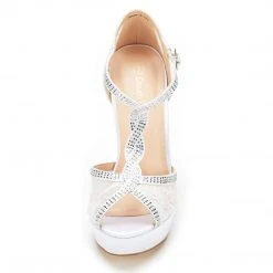 DREAM PAIRS Women's Peep Toe Strappy High Heel Platform Sandals