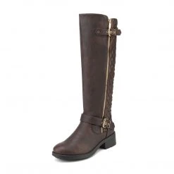 DREAM PAIRS Women's Knee High Riding Boots (Wide-Calf)