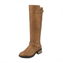 DREAM PAIRS Women's Knee High Riding Boots (Wide-Calf)