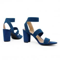 DREAM PAIRS Women's Open Toe Elastic Strap Comfy Chunky Sandals