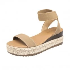 DREAM PAIRS Women's Ankle Strap Espadrilles Platform Sandals