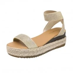 DREAM PAIRS Women's Ankle Strap Espadrilles Platform Sandals