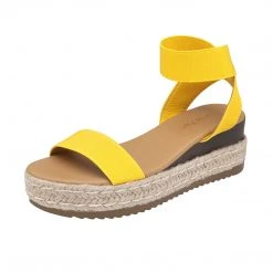 DREAM PAIRS Women's Ankle Strap Espadrilles Platform Sandals