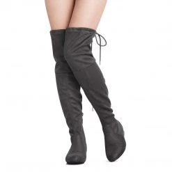 Dream Pairs Women's Flat Thigh High Boots