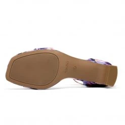 DREAM PAIRS Women's Square Toe Chunky Heel Sandals