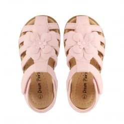 DREAM PAIRS Toddler Girls Closed-Toe Dress Sandals