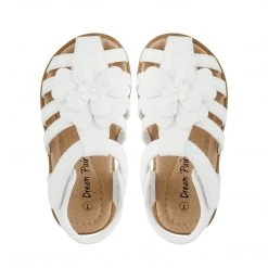 DREAM PAIRS Toddler Girls Closed-Toe Dress Sandals