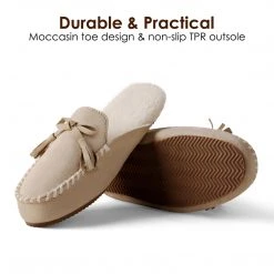 Dream Pairs Bowknot Fuzzy Cozy Slippers New Arrivals