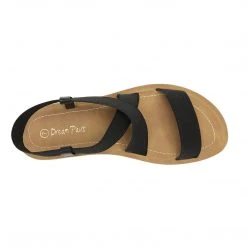 DREAM PAIRS Women's Ankle Strap Summer Flat Sandals 39 DREAM PAIRS Women's Ankle Strap Summer Flat Sandals