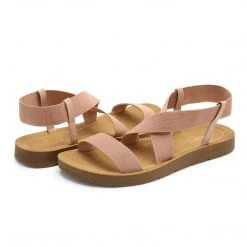 DREAM PAIRS Women's Ankle Strap Summer Flat Sandals 43 DREAM PAIRS Women's Ankle Strap Summer Flat Sandals