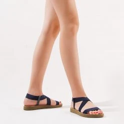 DREAM PAIRS Women's Ankle Strap Summer Flat Sandals 58 DREAM PAIRS Women's Ankle Strap Summer Flat Sandals