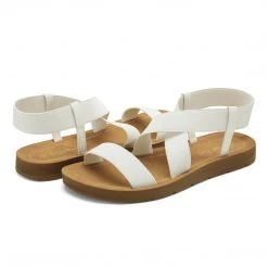 DREAM PAIRS Women's Ankle Strap Summer Flat Sandals 67 DREAM PAIRS Women's Ankle Strap Summer Flat Sandals