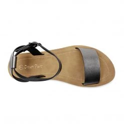 DREAM PAIRS Women’s Ankle Strap Flat Buckle Sandals