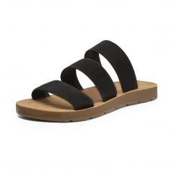 DREAM PAIRS Women's Flat Slide Sandals