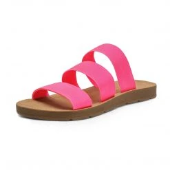 DREAM PAIRS Women's Flat Slide Sandals