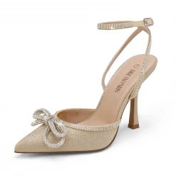 DREAM PAIRS Double Ankle Strap Almond Toe Pumps Women 36 DREAM PAIRS Double Ankle Strap Almond Toe Pumps Women