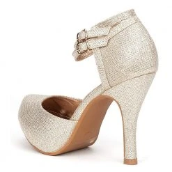 DREAM PAIRS Double Ankle Strap Almond Toe Pumps Women 39 DREAM PAIRS Double Ankle Strap Almond Toe Pumps Women