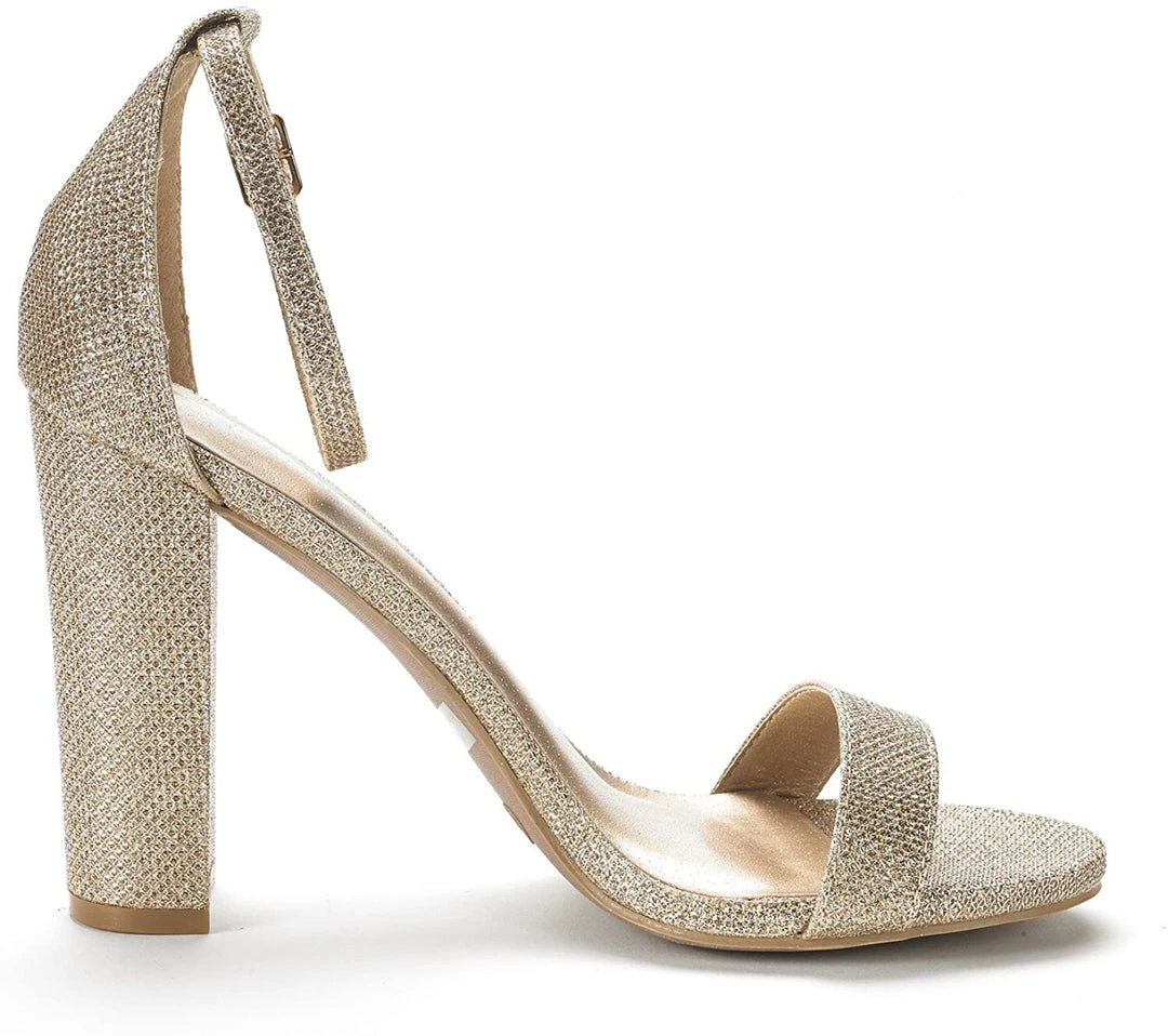 DREAM PAIRS Women's Chunky High Heel Pump Sandals New Arrivals 36 DREAM PAIRS Women's Chunky High Heel Pump Sandals New Arrivals