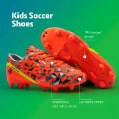 DREAM PAIRS Boys & Girls Soccer Cleats Shoes