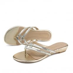 DREAM PAIRS Women's Rhinestone Flip-Flop Sandals 22 DREAM PAIRS Women's Rhinestone Flip-Flop Sandals