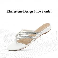 DREAM PAIRS Women's Rhinestone Flip-Flop Sandals 32 DREAM PAIRS Women's Rhinestone Flip-Flop Sandals