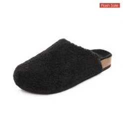 DREAM PAIRS Women's Indoor & Outdoor Cork Fuzzy Slippers