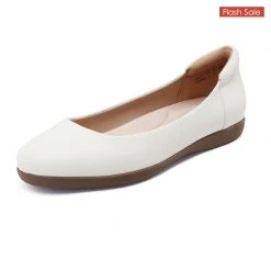 DREAM PAIRS Women's Round Toe Comfortable Work Ballet Flats