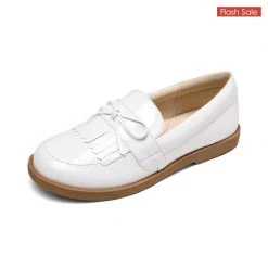 Dream Pairs Tassel Bow Girls Dress Flats Women
