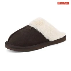 DREAM PAIRS Women's House Slippers Indoor Fuzzy Fluffy