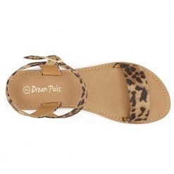 DREAM PAIRS Women's Ankle Strap Open Toe Flat Sandals