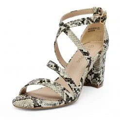 DREAM PAIRS Women's Dressy Chunky Strappy Sandals