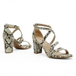 DREAM PAIRS Women's Dressy Chunky Strappy Sandals