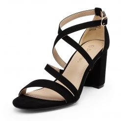 DREAM PAIRS Women's Dressy Chunky Strappy Sandals