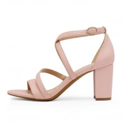 DREAM PAIRS Women's Dressy Chunky Strappy Sandals