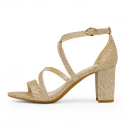 DREAM PAIRS Women's Dressy Chunky Strappy Sandals