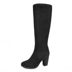 DREAM PAIRS Women's Chunky Heel Knee High Boots