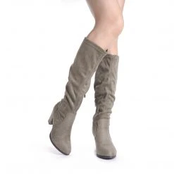 DREAM PAIRS Women's Chunky Heel Knee High Boots 72 DREAM PAIRS Women's Chunky Heel Knee High Boots
