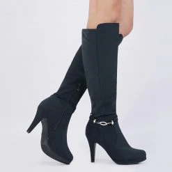 Dream Pairs Women's Knee High High Heel Boots