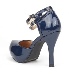 DREAM PAIRS Double Ankle Strap Almond Toe Pumps Women 56 DREAM PAIRS Double Ankle Strap Almond Toe Pumps Women