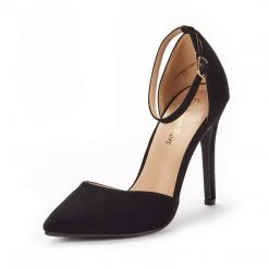 DREAM PAIRS Ankle Strap Pointed Toe Stiletto Heels Pumps Women