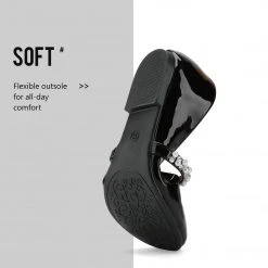 DREAM PAIRS Girl's Mary Jane Ballerina Flat Shoes