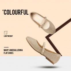 DREAM PAIRS Girl's Mary Jane Ballerina Flat Shoes