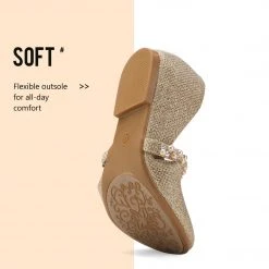 DREAM PAIRS Girl's Mary Jane Ballerina Flat Shoes