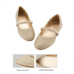 DREAM PAIRS Girl's Mary Jane Ballerina Flat Shoes