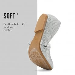 DREAM PAIRS Girl's Mary Jane Ballerina Flat Shoes