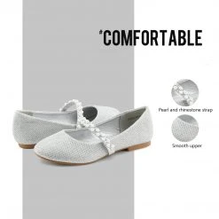 DREAM PAIRS Girl's Mary Jane Ballerina Flat Shoes